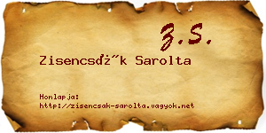 Zisencsák Sarolta névjegykártya